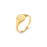 Handmade Tarnish Free Stainless Steel 18k Gold  Rings